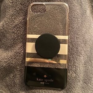 Striped Kate Spade iPhone 8 case
